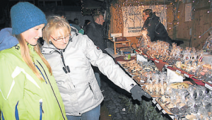 Havelts Knusperhäuschen war ein Anziehungspunkt auf dem Markt.